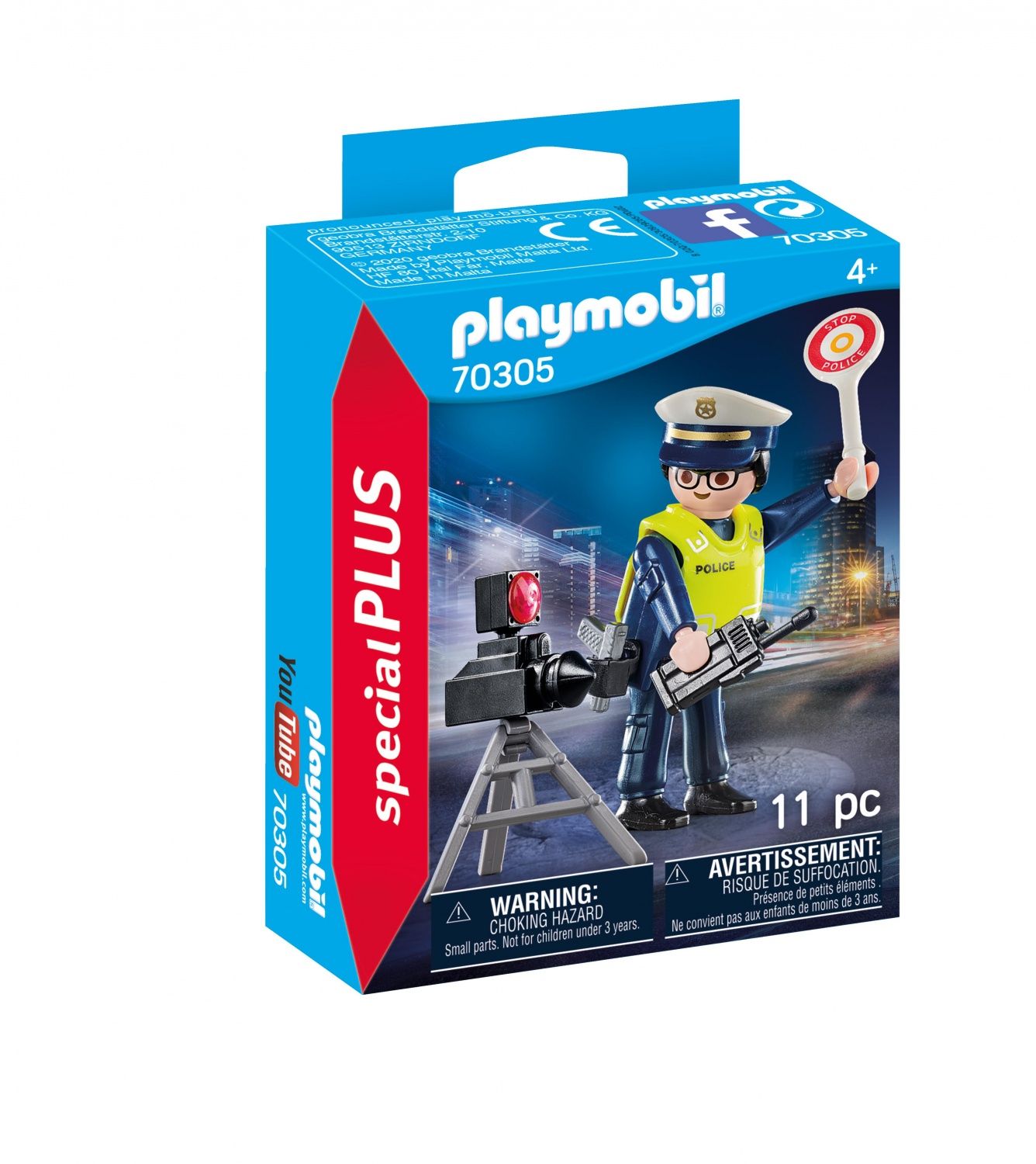 Playmobil 70305 Policier Avec Radar