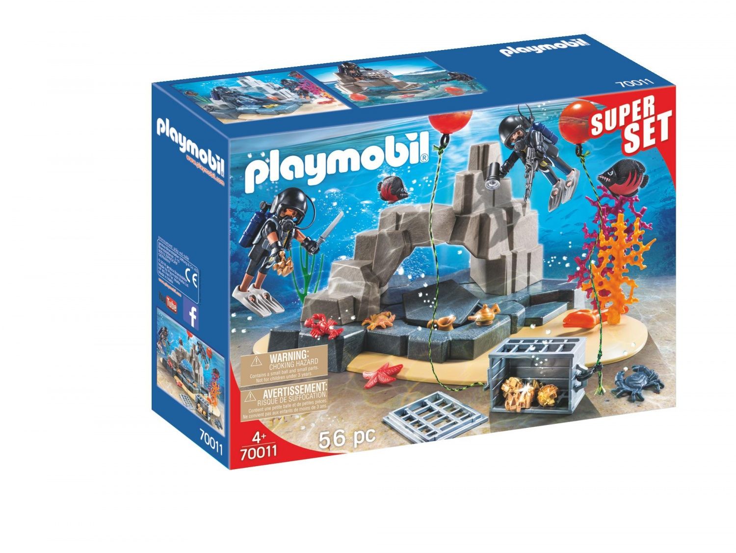 Playmobil 70011 Superset Unité De Plongée Sous