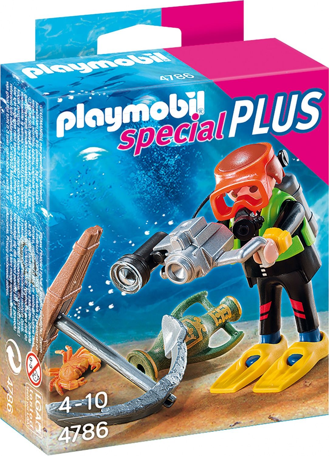 4786 Playmobil Special Plus Plongeur Avec Appareil Photo