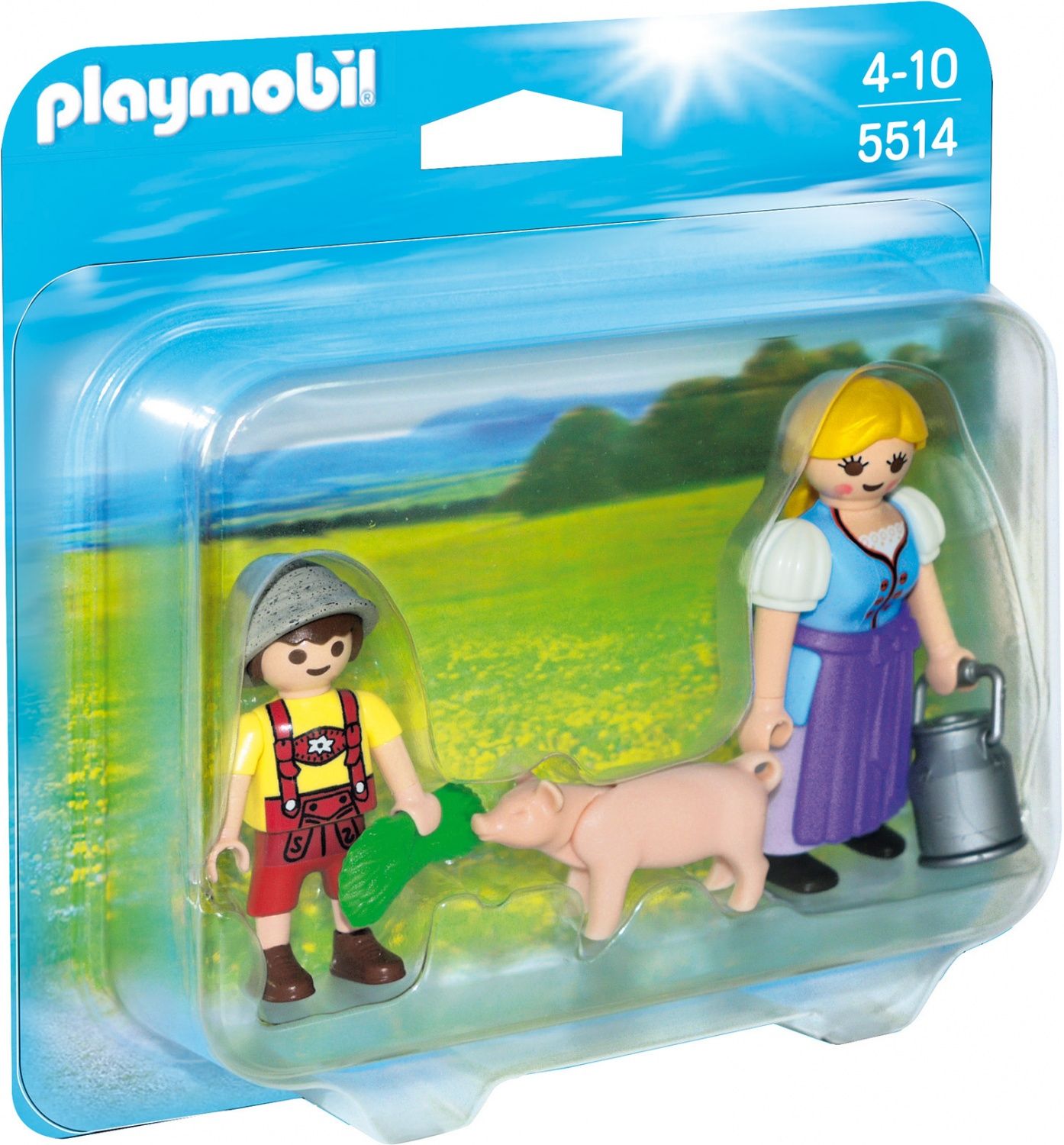 Playmobil Country 5514 Duo Paysanne Et Enfant