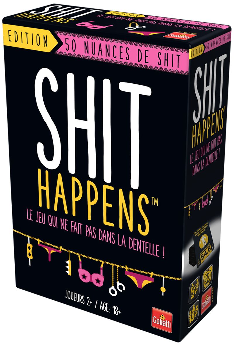 Goliath Shit Happens Edition 50 Nuances de Shit Jeu de Société de Cartes Adulte Fun Garanti A Jouer entre Amis Idéal Pour Des Soirées Culte 2 joueurs et plus A partir de . - vue 6