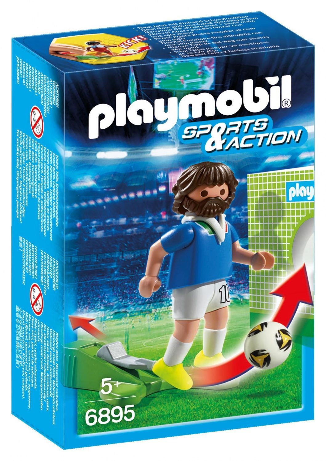 Playmobil 6895 Joueur De Foot Italien