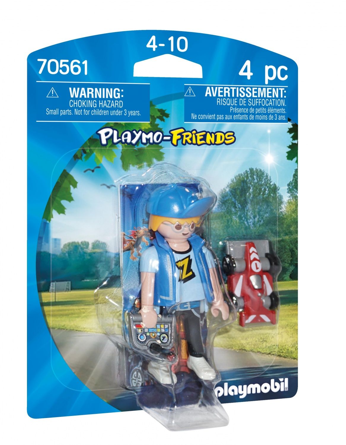 Playmobil 70561 - Joueur Et Voiture Télécommandée