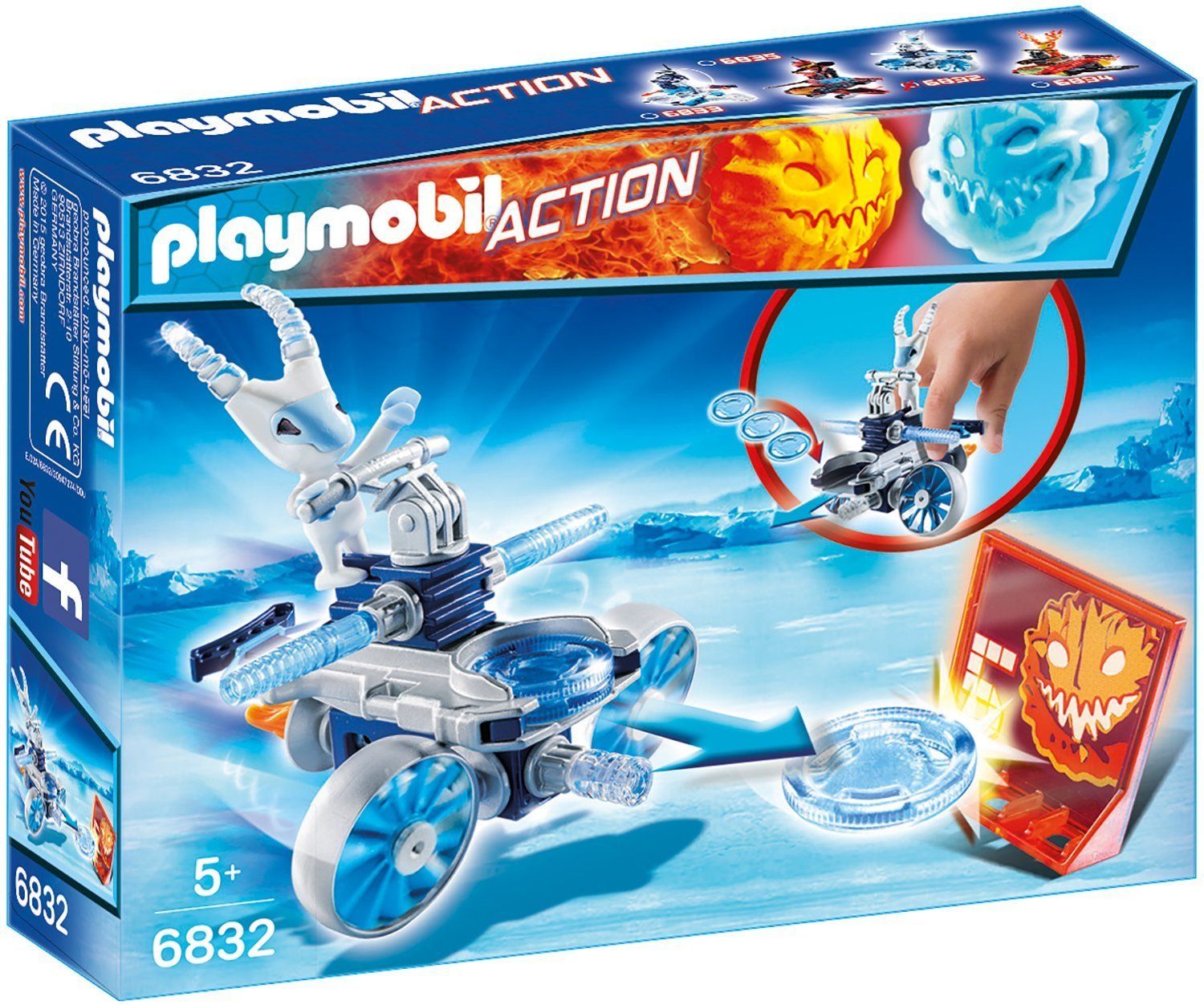 Playmobil 6832 Action Robot De Glace Avec Lance Disques