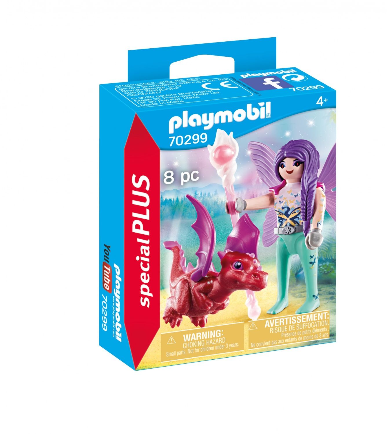 Fée Avec Bébé Dragon 70299 Playmobil La Boîte - vue 2