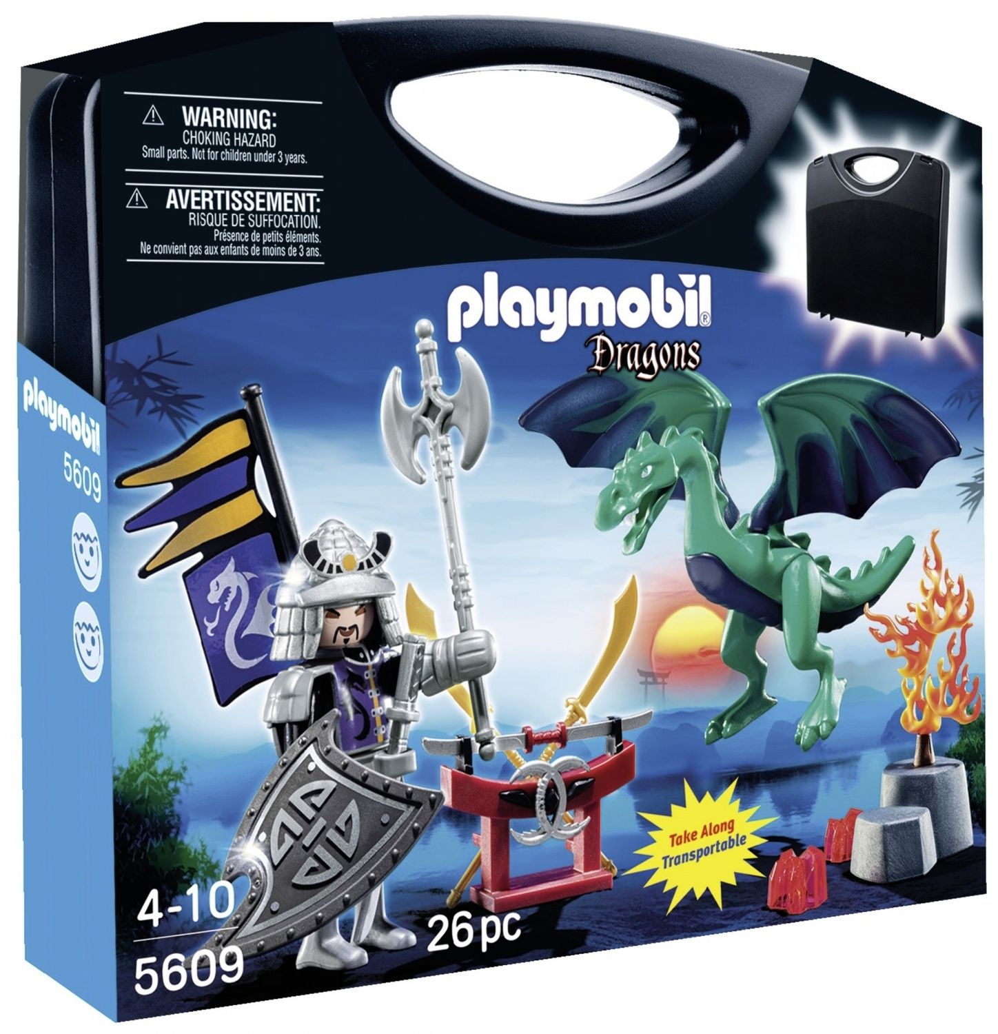 Playmobil 5609 - Valisette Chevaliers Dragon Asie