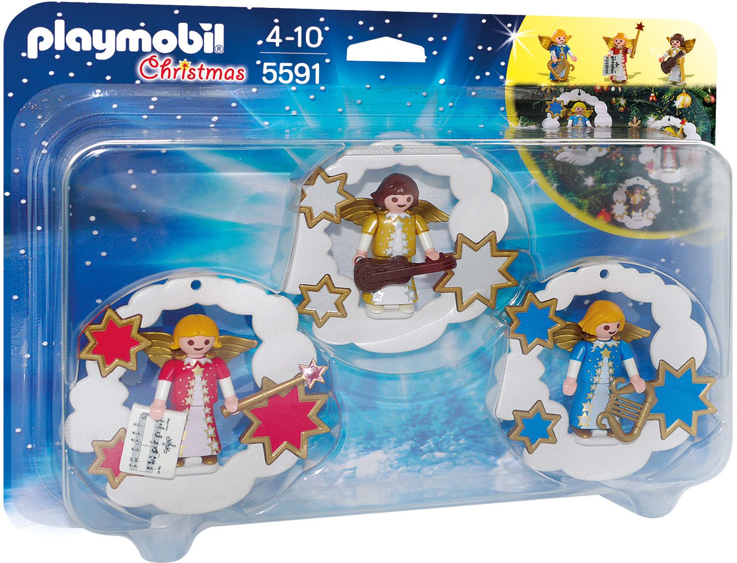 Playmobil Christmas 5591 Décorations De Noël Anges