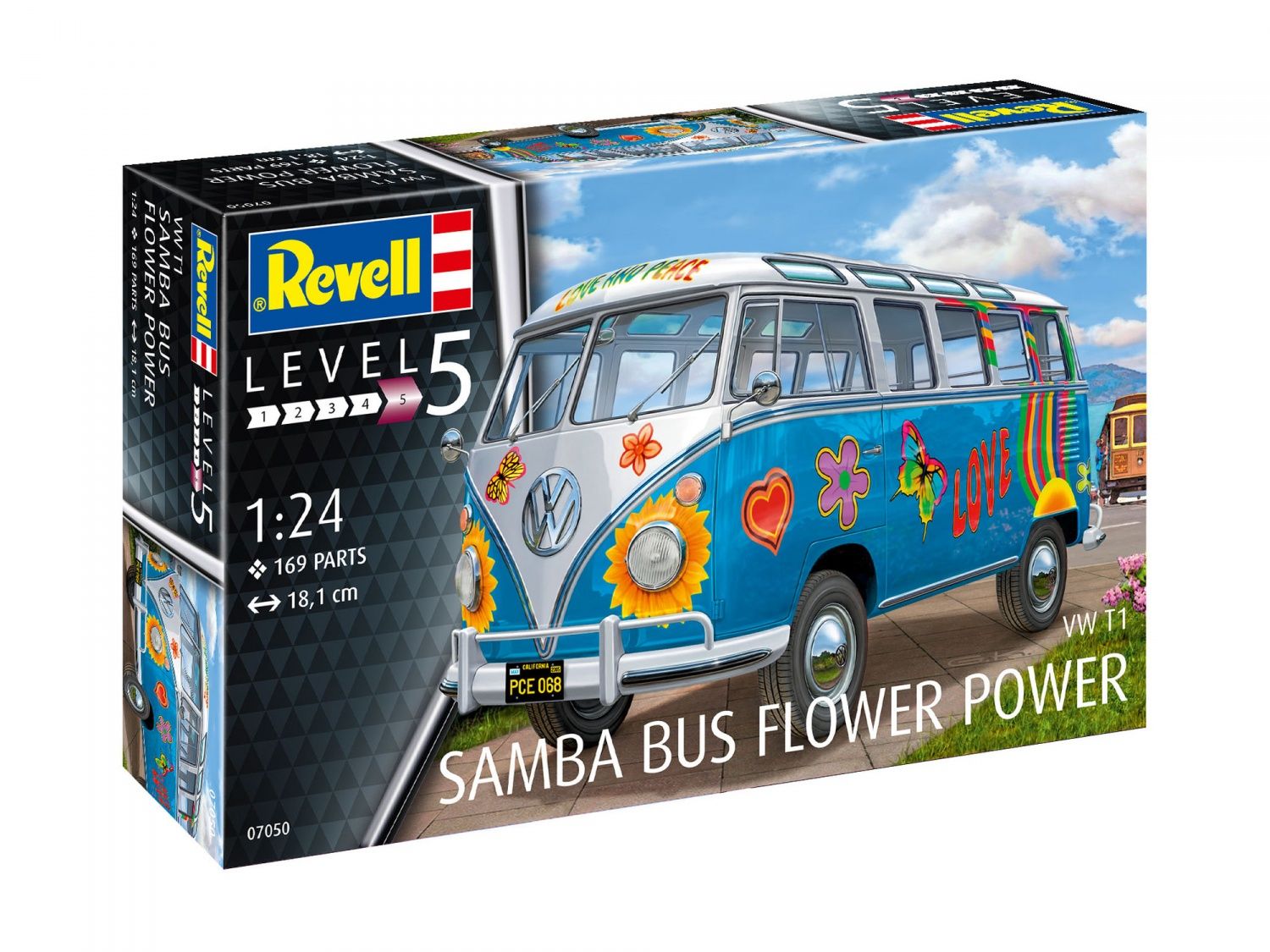 Maquettes Vw T1 Samba Bus Revell - vue 2