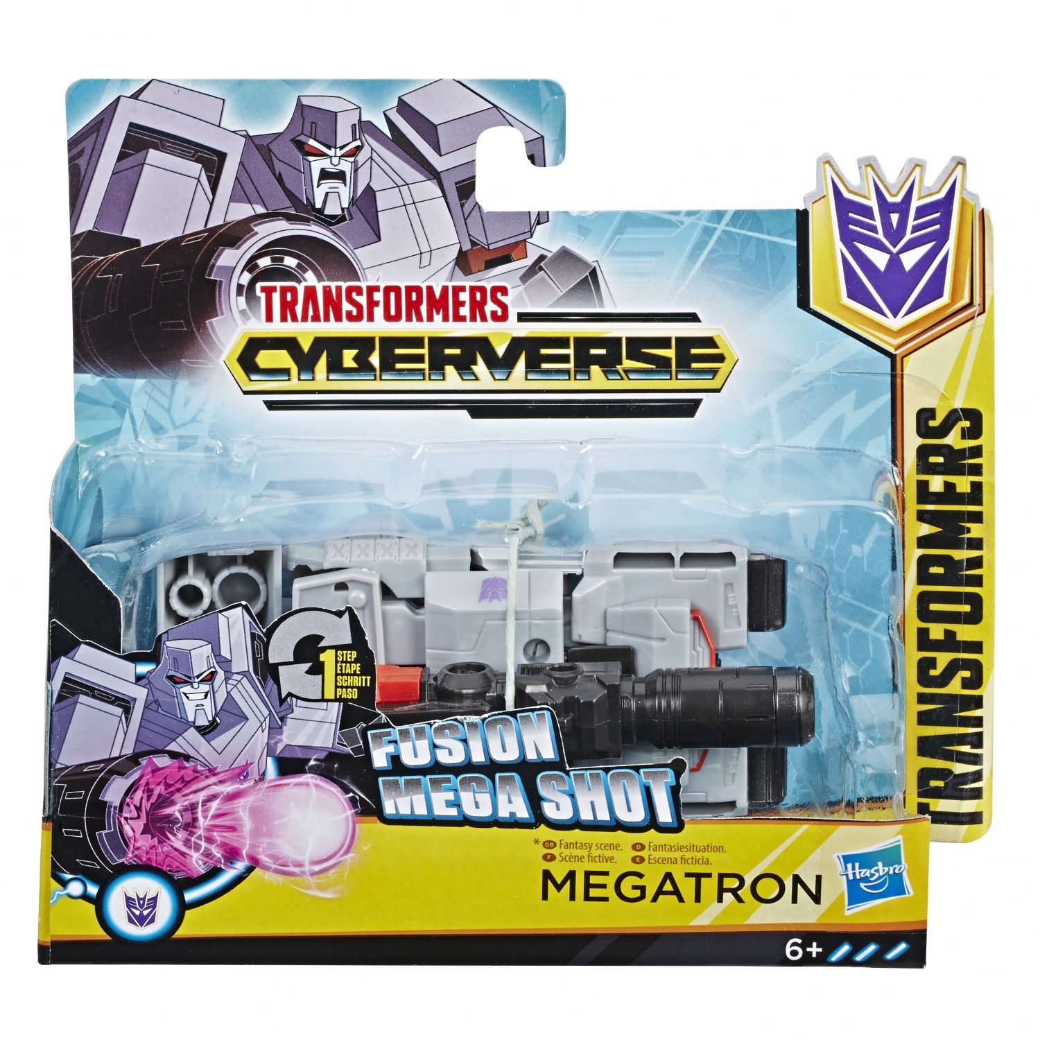 Hasbro Transformers Cyberverse Robot Action 2 En 1 Megatron 12cm