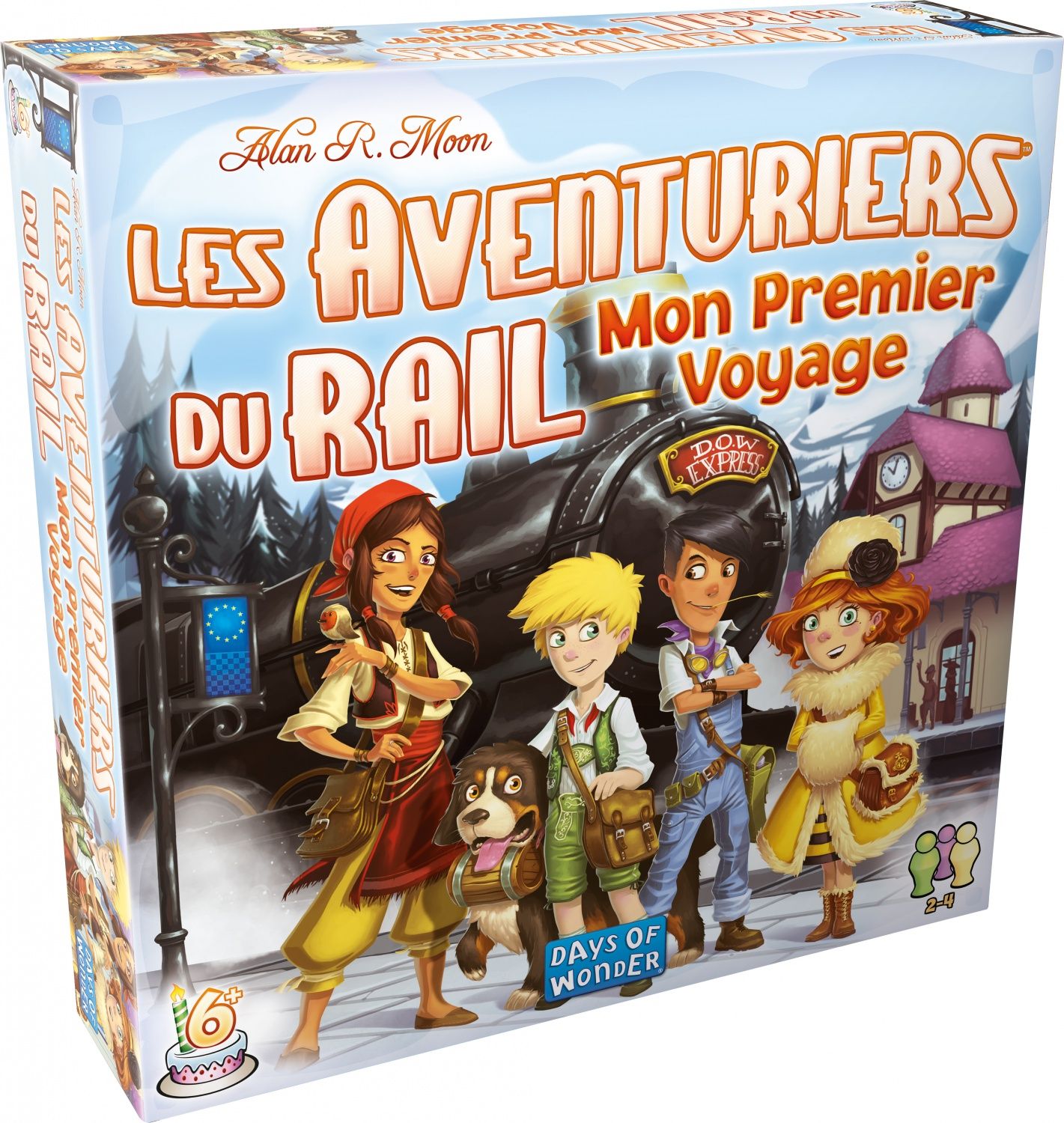 Les Aventuriers du Rail : Mon premier Voyage en Europe Asmodee - vue 2