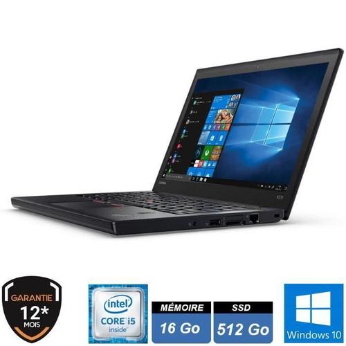 Lenovo Lenovo X270 12,5&Quot; Hd i5 6300U 16Go SSD 512Go W10 Pro Garantie 1 An