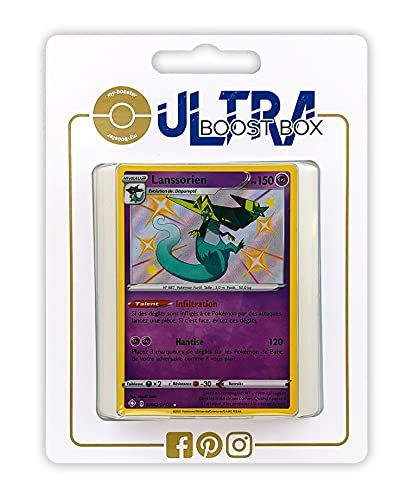 Lanssorien Sv062 Shiny Chromatique - Ultraboost X Epée Et Bouclier 4 5 Destinées Radieuses - Coffret De 10 Cartes Pokémon Françaises