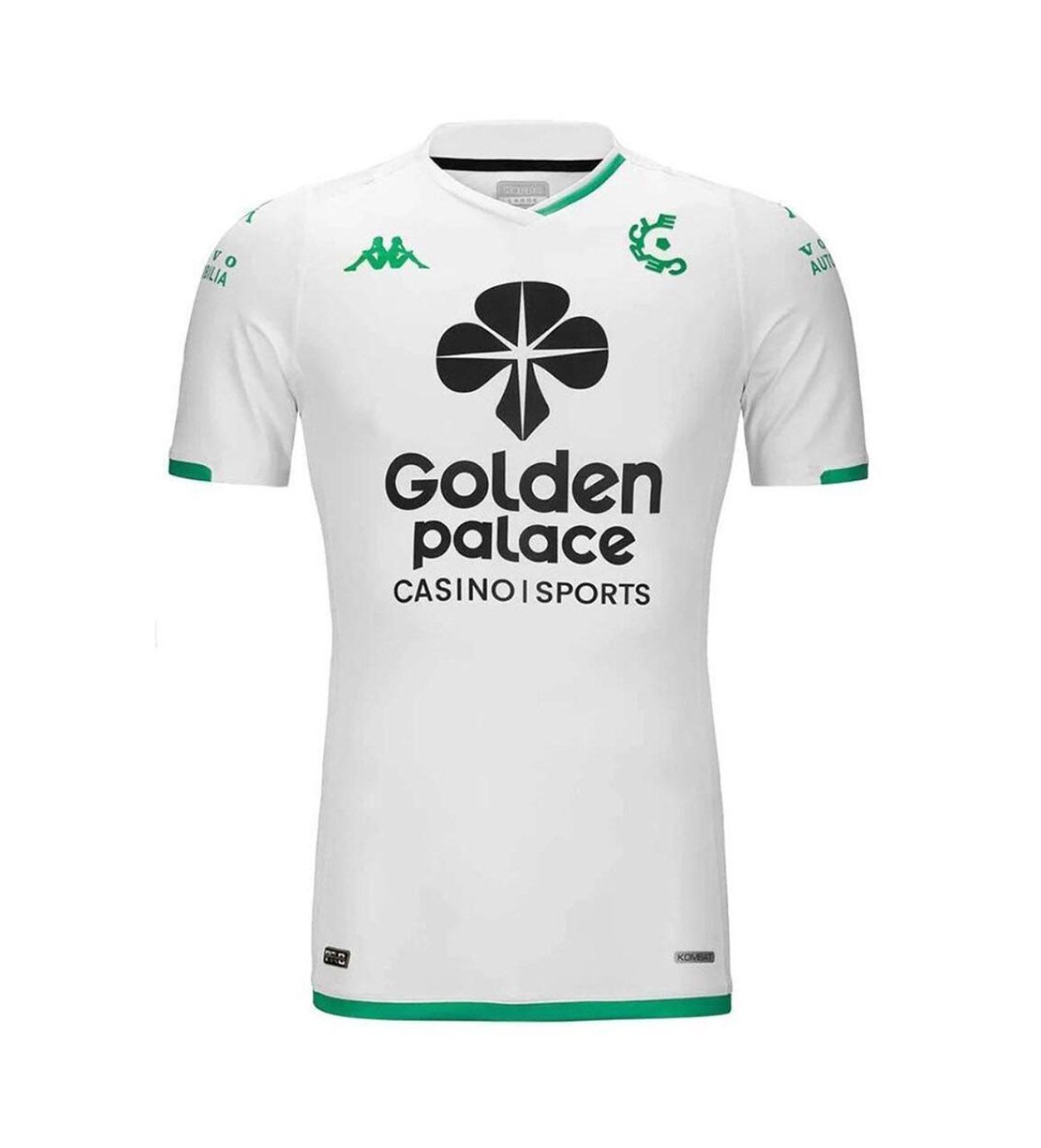 maillot kombat away cercle bruges football homme blanc vert - L