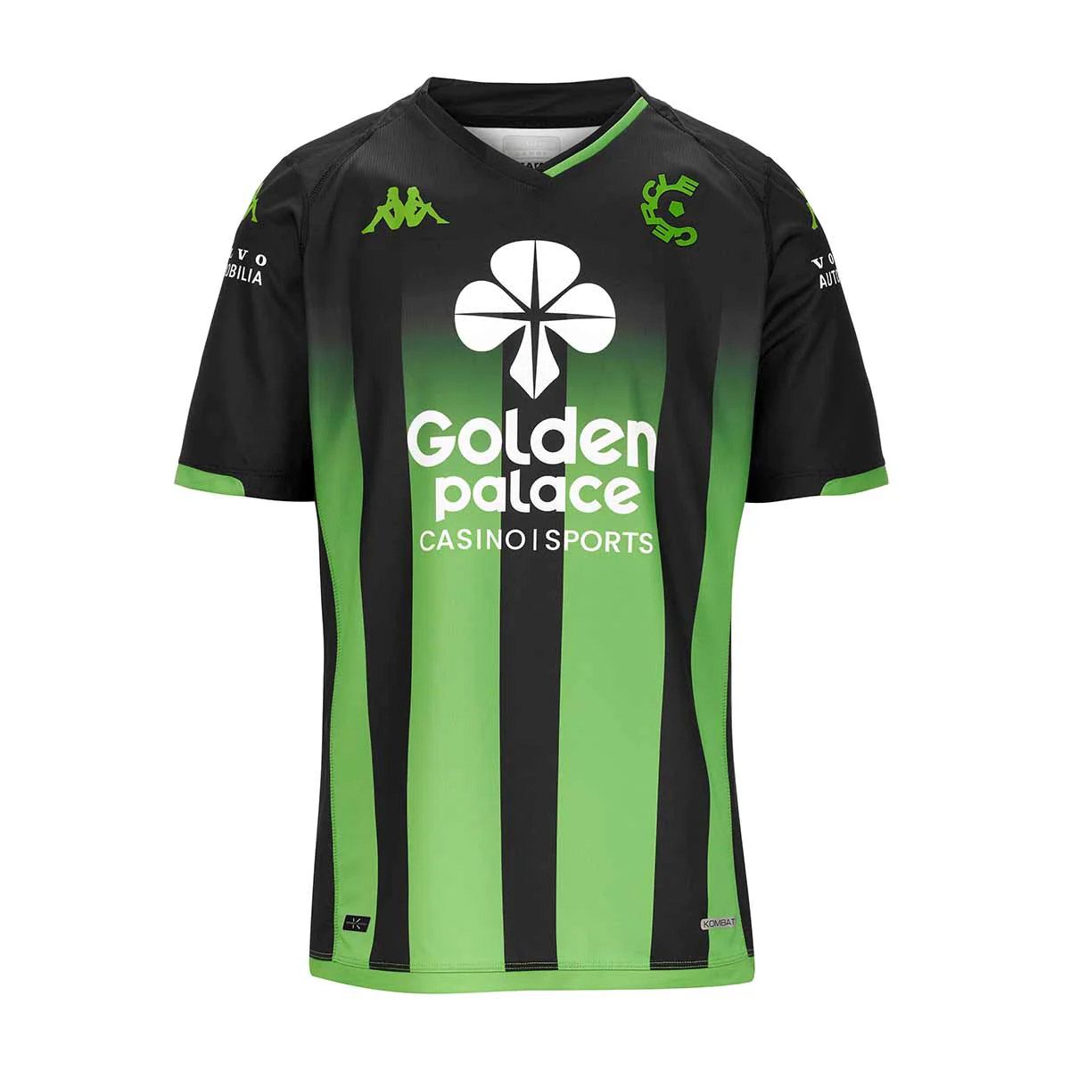 maillot kombat home cercle bruges football homme noir vert - 3XL