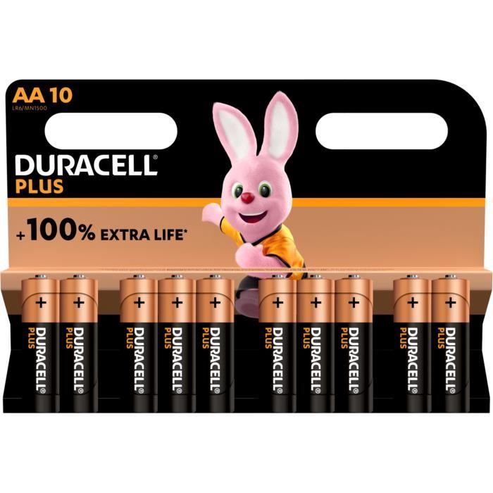 Duracell Plus AA Lot de 10 - vue 2