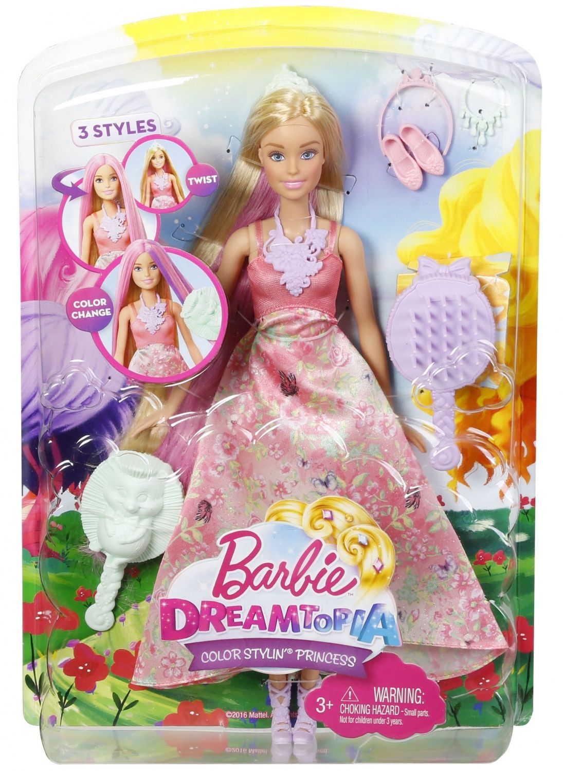 Barbie Coffret Barbie Chevelure Brune 3 En 1