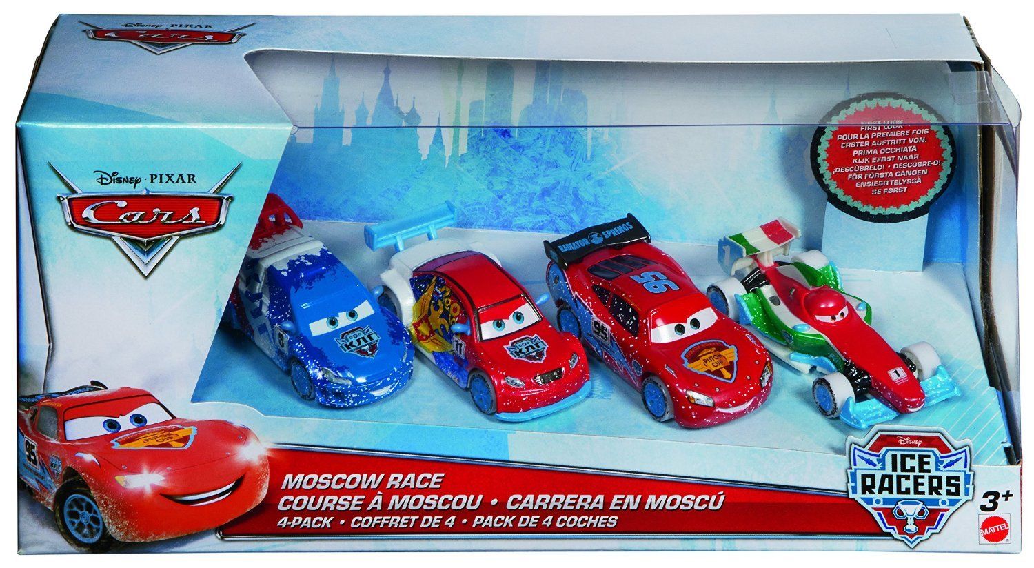 Mattel Cars Pack De 4 Ice Racers