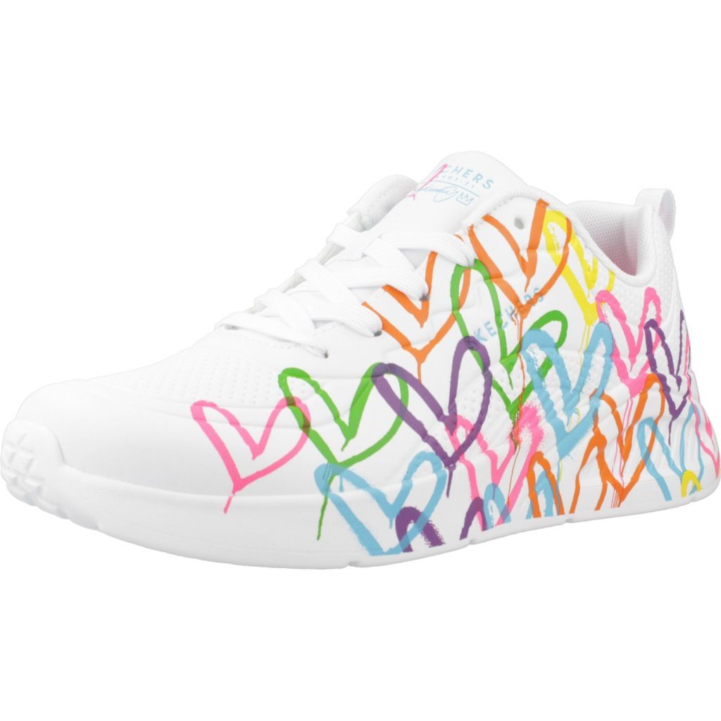 Baskets basses Skechers UNO LITE GOLDCROWN HEART OF HEARTS - vue 4