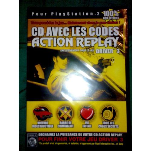 Bigben Cd De Codes Action Replay Driver 3 Pour Playstation 2
