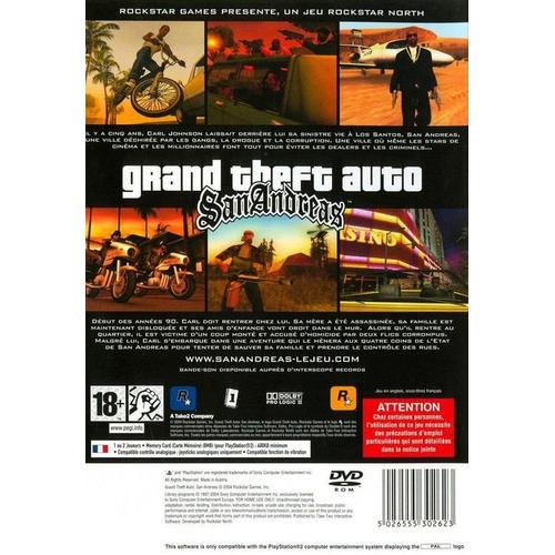 Grand Theft Auto San Andreas - Gta - Platinum Ps2