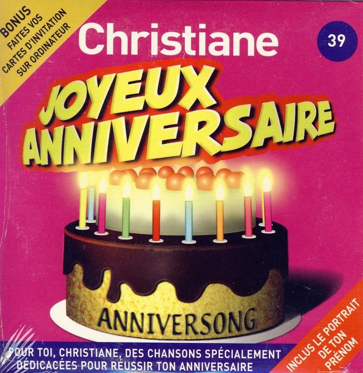 Joyeux Anniversaire Christiane Cd Rakuten