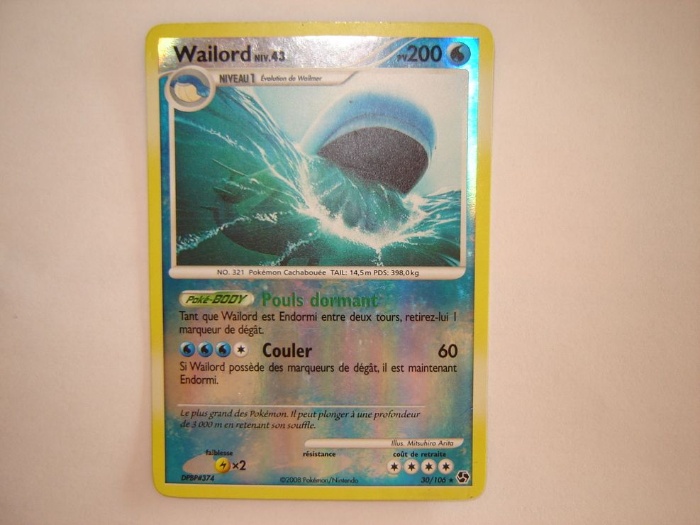 Pokemon wailord 200 d'occasion  