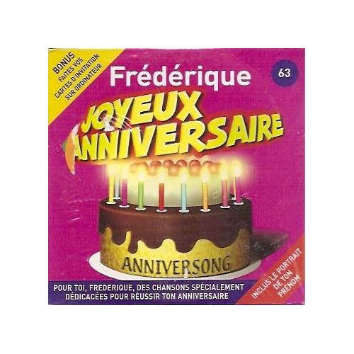 Joyeux Anniversaire Frederique Cd Rakuten