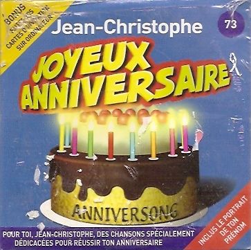 Joyeux Anniversaire Jean Christophe Cd Rakuten