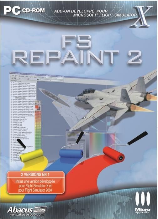 Add On Pour Fs X Fs Repaint 2 Version Boîte 1 Utilisateur Cd Win Pc
