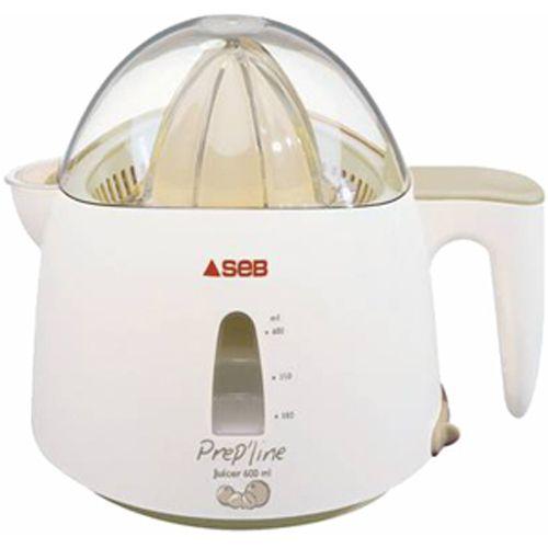 Seb Prep'line - Presse-agrumes - 600 Ml - 30 Watt - Blanc Farine