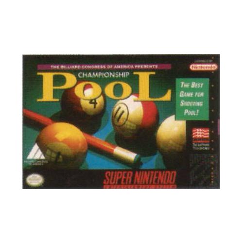 Championship Pool Super Nintendo