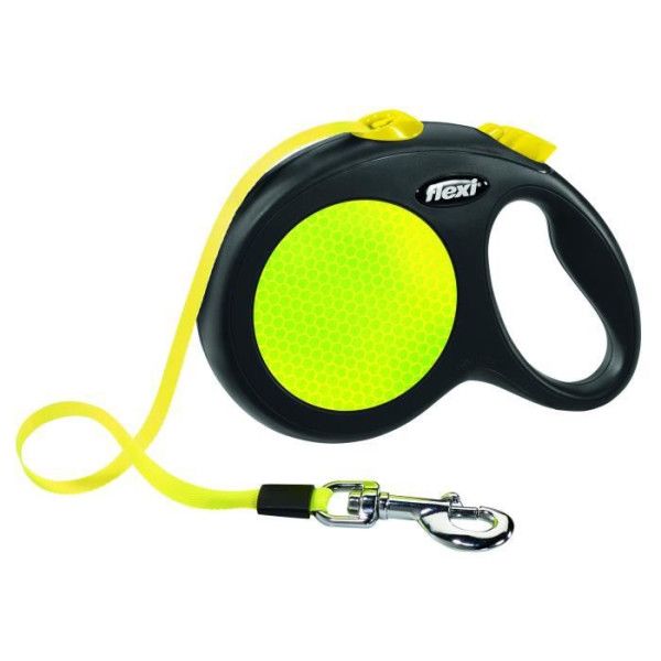 Meilleurs prix pour Laisse Sangle Trixie Flexi New Neon - Taille L - 5m - Jaune Fluo