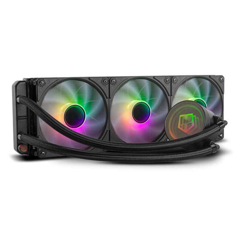 NOX NXHUMMERM360ARGB système de refroidissement d'ordinateur Processeur Refroidisseur de liquide tout en un 12 cm 1 pièce Neuf - vue 4