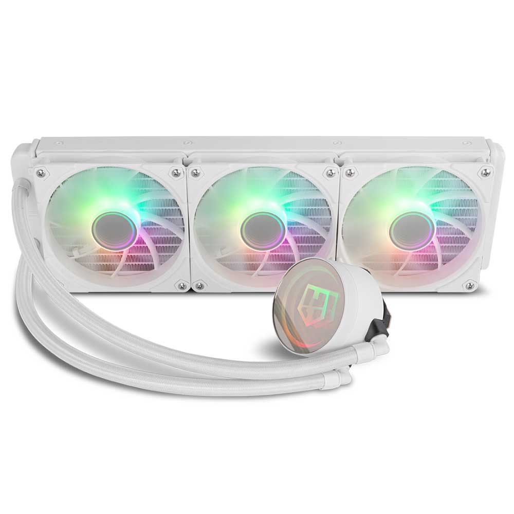 NOX NXHUMMERM360ARGBW système de refroidissement d'ordinateur Processeur Refroidisseur de liquide tout en un 12 cm 1 pièce Neuf - vue 4