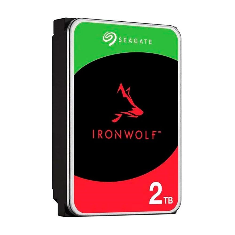 Seagate IronWolf ST2000VN003 - Disque dur - 2 To - interne - 3.5 - SATA 6Gb/s - 5400 tours/min - mémoire tampon : 256 Mo - avec 3 ans de Seagate Rescue Data Recovery