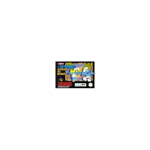 Les Schtroumpfs Autour Du Monde Super Nes Super Nintendo - Super Nes