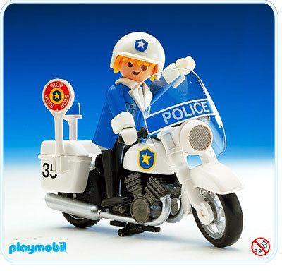 playmobil police moto