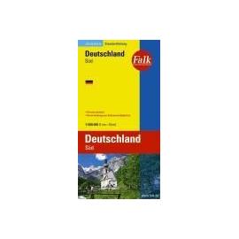 Falkplan Länderkarte Deutschland Süd 1 : 500 000