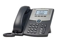 Cisco Small Business SPA 504G - Téléphone VoIP - (conférence) à trois capacité d'appel - SIP, SIP v2, SPCP - multiligne - argent, gris foncé - pour Small Business Pro Unified Communications 320...