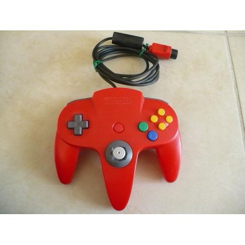 Manette Rouge Pour Nintendo 64