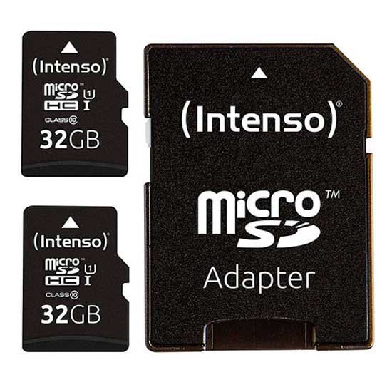 intenso carte memoire sd sdhc pack 2x32gb