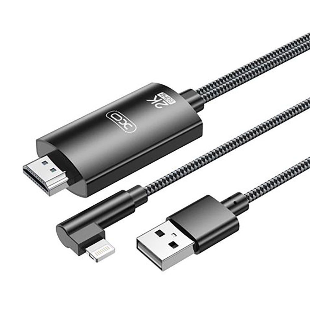 xo cable lightning usb hdmi 1.8 m