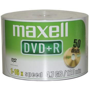 Maxell DVD+R 4.7 Go 16x Pack de 50 pièces