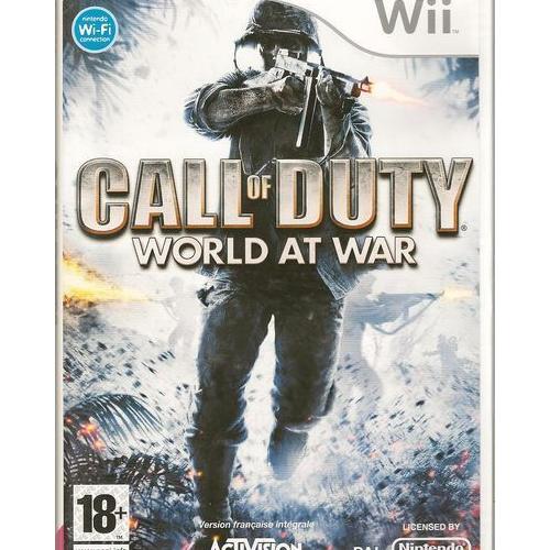 Call Of Duty World At War - Ensemble Complet - Wii