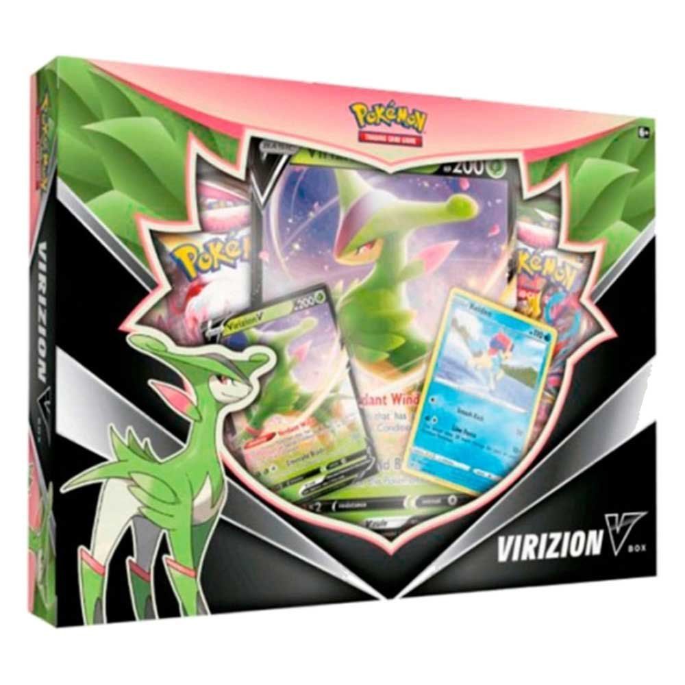 Pokemon Epee Et Bouclier Boite De Septembre Cartes A Echanger Espagnoles Virizion V 11