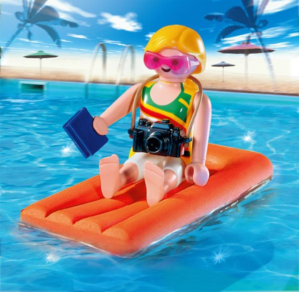 Playmobil Special Plus 4681 Touriste Avec Matelas Pneumatique