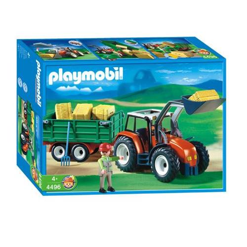 tracteur avec remorque playmobil