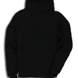 sweat a capuche noir uni homme