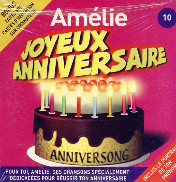 Joyeux Anniversaire Amelie Cd Rakuten