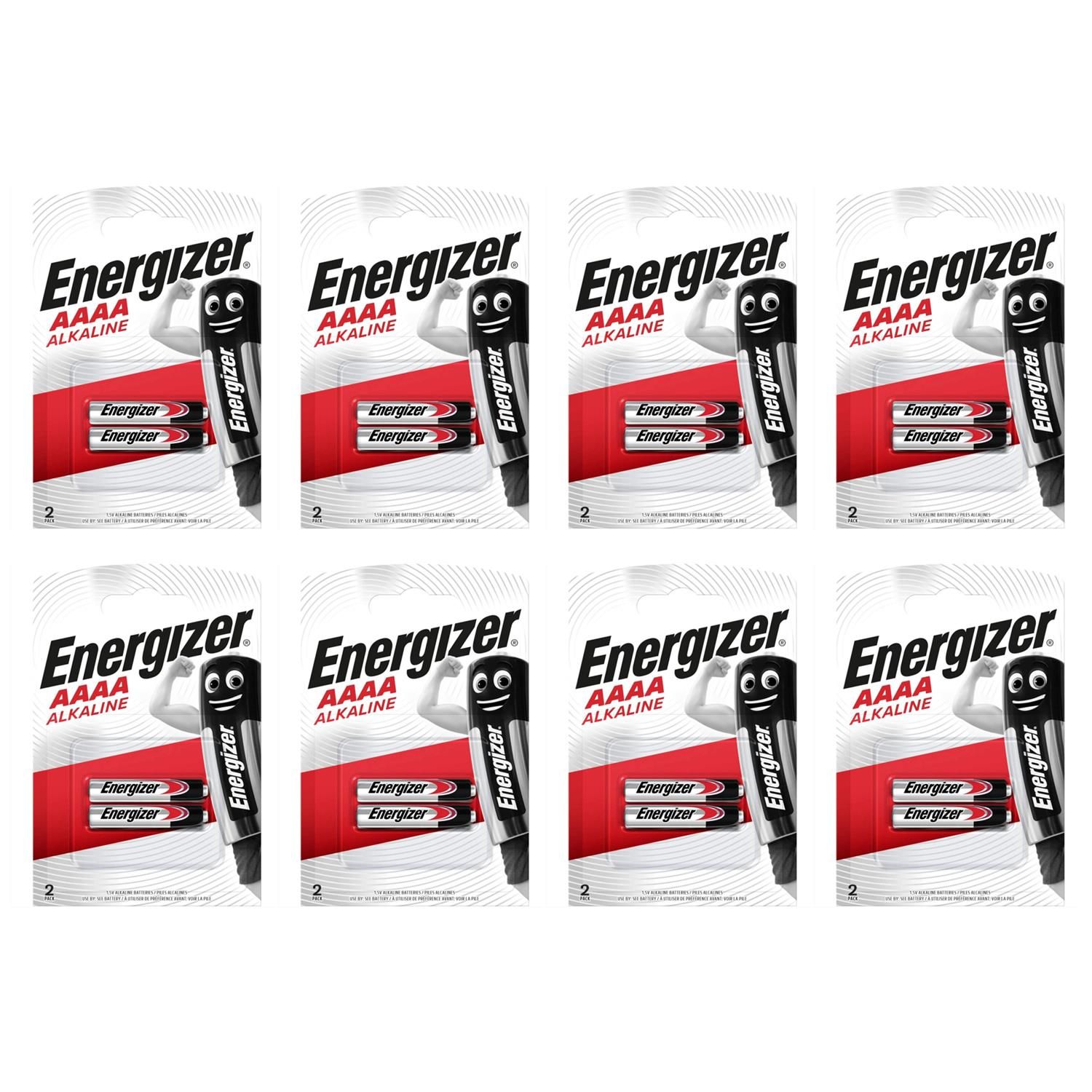 ENERGIZER Lot de 8 Blisters de 2 Piles Alcaline LR61E96 AAAAMN2500 - vue 2
